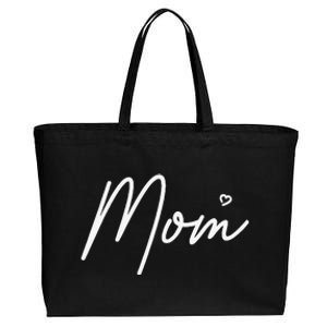 Women's Mom Cute Mother's Day Gift For Mommy Mom Cotton Canvas Jumbo Tote