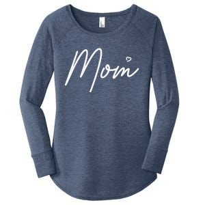 Women's Mom Cute Mother's Day Gift For Mommy Mom Women's Perfect Tri Tunic Long Sleeve Shirt