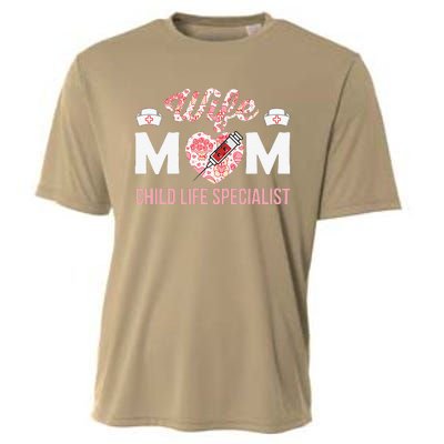 Wife Mom Child Life Specialist Mothers Day Women For Nurses Cooling Performance Crew T-Shirt