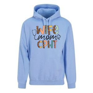 Wife Mom CPHT Nursing Mother's Day Gifts CPHT's Husband Unisex Surf Hoodie