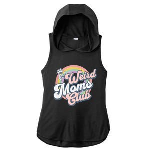 Weird Moms Club Ladies PosiCharge Tri-Blend Wicking Draft Hoodie Tank