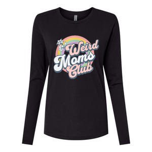 Weird Moms Club Womens Cotton Relaxed Long Sleeve T-Shirt