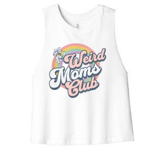 Weird Moms Club Women's Racerback Cropped Tank