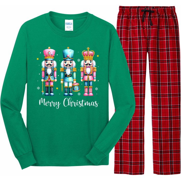 Women Merry Christmas Nutcracker Ballet Festive Xmas Gift Long Sleeve Pajama Set