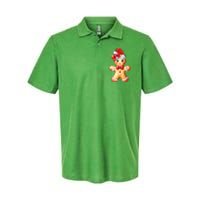 Women Merry Christmas Cute Gingerbread Santa Pajamas Girl Gift Softstyle Adult Sport Polo