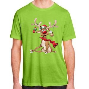 Women Merry Christmas Gifts For Him Funny Reindeer Xmas Gift Adult ChromaSoft Performance T-Shirt