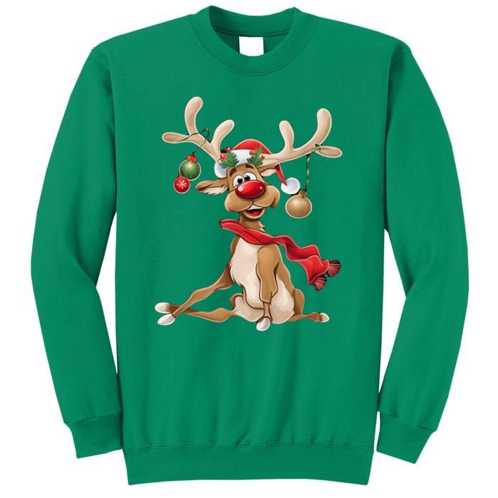 Women Merry Christmas Gifts For Him Funny Reindeer Xmas Gift Sweatshirt