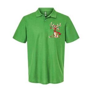 Women Merry Christmas Gifts For Him Funny Reindeer Xmas Gift Softstyle Adult Sport Polo