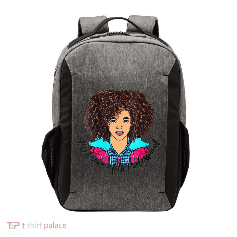 Womens My Crown Acts Professional Vector Backpack
