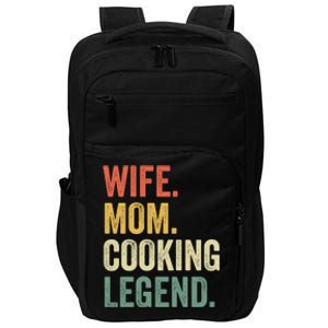 Wife Mom Cooking Legend Funny Cook Chef Mother Cute Gift Impact Tech Backpack