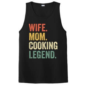 Wife Mom Cooking Legend Funny Cook Chef Mother Cute Gift PosiCharge Competitor Tank