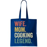 Wife Mom Cooking Legend Funny Cook Chef Mother Cute Gift Tote Bag