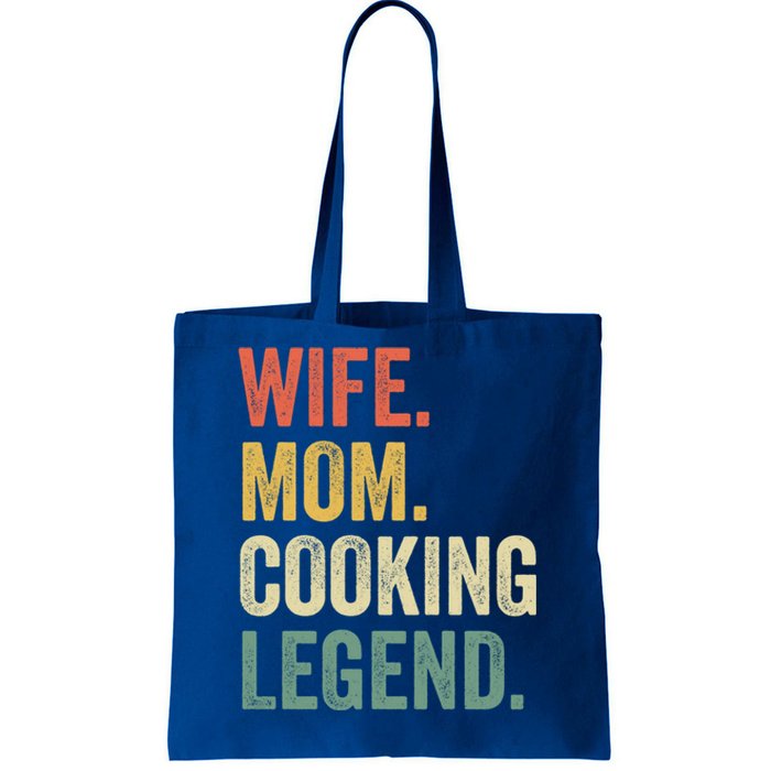 Wife Mom Cooking Legend Funny Cook Chef Mother Cute Gift Tote Bag