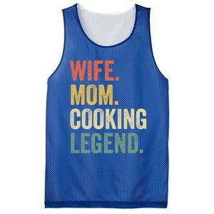 Wife Mom Cooking Legend Funny Cook Chef Mother Cute Gift Mesh Reversible Basketball Jersey Tank