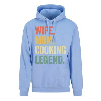 Wife Mom Cooking Legend Funny Cook Chef Mother Cute Gift Unisex Surf Hoodie