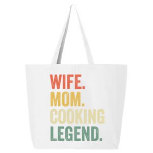 Wife Mom Cooking Legend Funny Cook Chef Mother Cute Gift 25L Jumbo Tote