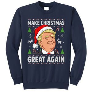 Women Make Christmas Great Again Funny Trump Ugly Christmas Sweatshirt