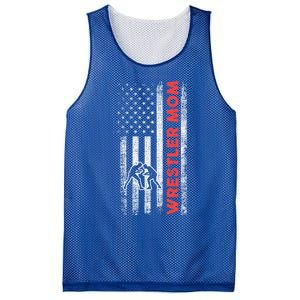 Wrestling Mom Cool Gift Mesh Reversible Basketball Jersey Tank