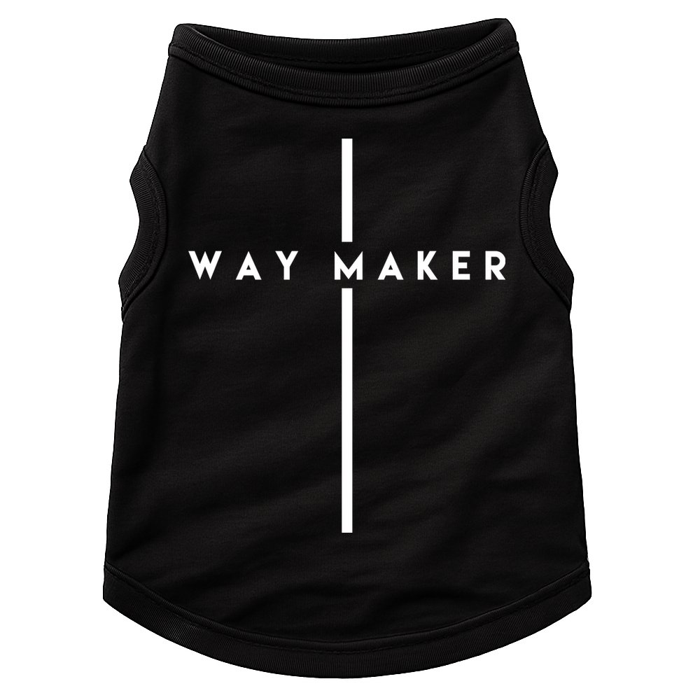 Way Maker Cross Christian Doggie Tank
