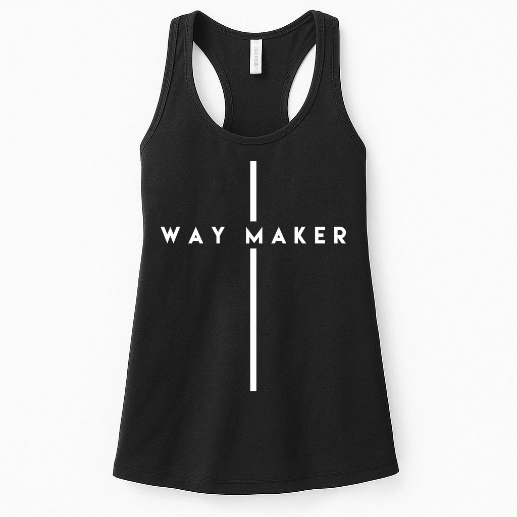Way Maker Cross Christian Womens Tank Top