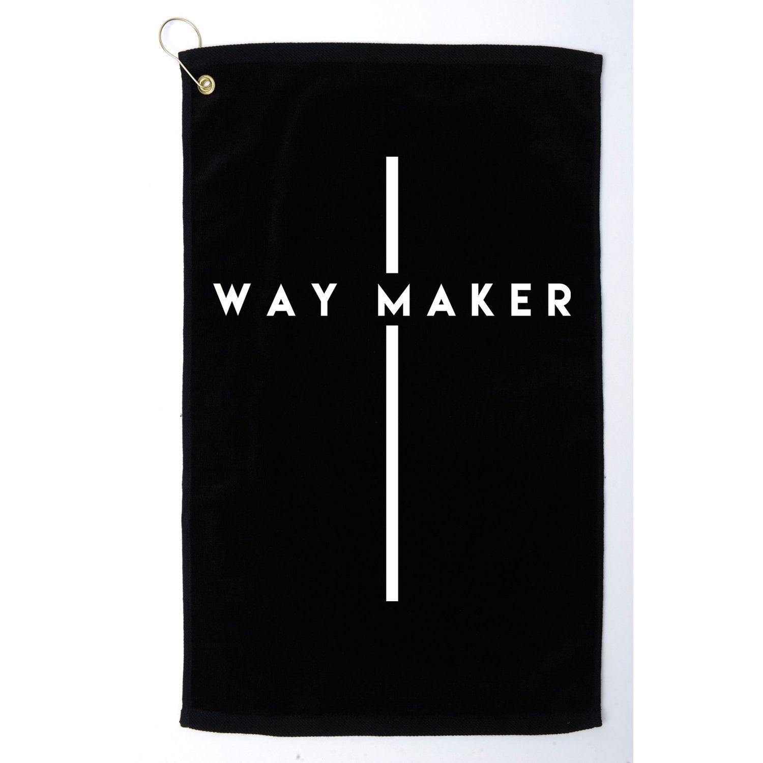 Way Maker Cross Christian Golf Towel