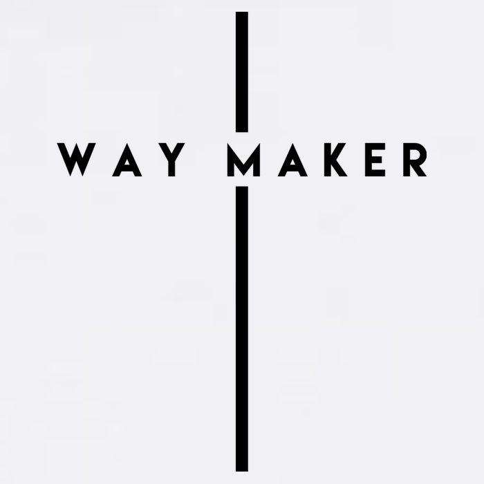 Way Maker Cross Christian Garment-Dyed Sweatshirt