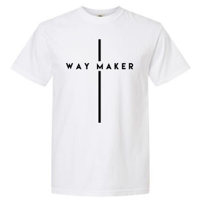 Way Maker Cross Christian Garment-Dyed Heavyweight T-Shirt