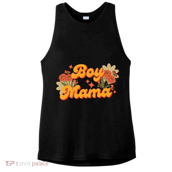 Women Mama Clothing For Women Mothers Day Outfit Mama Tops Ladies PosiCharge Tri-Blend Wicking Tank