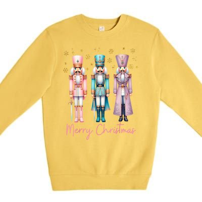 Women Merry Christmas Nutcracker Ballet Festive Xmas Gift Premium Crewneck Sweatshirt