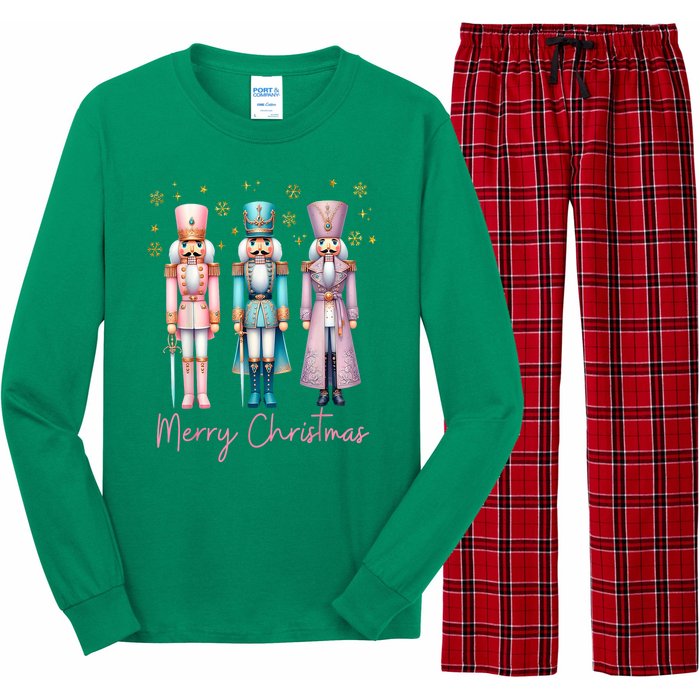 Women Merry Christmas Nutcracker Ballet Festive Xmas Gift Long Sleeve Pajama Set