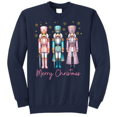 Women Merry Christmas Nutcracker Ballet Festive Xmas Gift Tall Sweatshirt