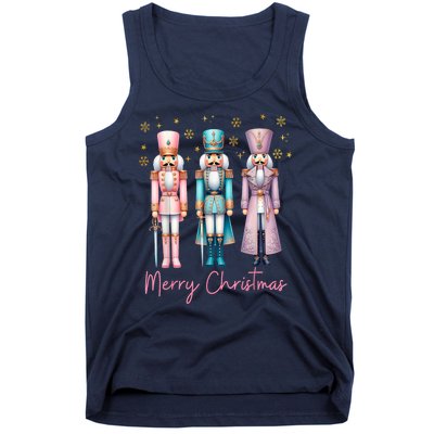 Women Merry Christmas Nutcracker Ballet Festive Xmas Gift Tank Top