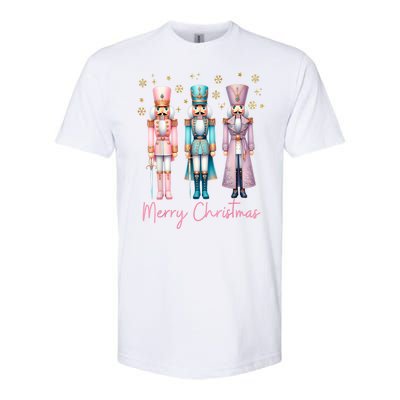 Women Merry Christmas Nutcracker Ballet Festive Xmas Gift Softstyle CVC T-Shirt