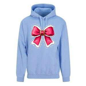 Women Merry Christmas Cute Coquette Bow Xmas Girl Gift Unisex Surf Hoodie