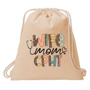 Wife Mom CPHT Nursing Mother's Day- Gifts CPHT's Husband Drawstring Bag