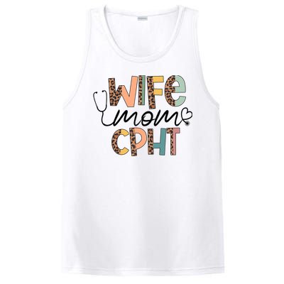 Wife Mom CPHT Nursing Mother's Day- Gifts CPHT's Husband PosiCharge Competitor Tank