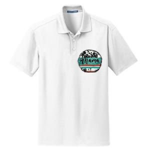 Western Mama Country Mom Mother's Day Western Mom Dry Zone Grid Polo