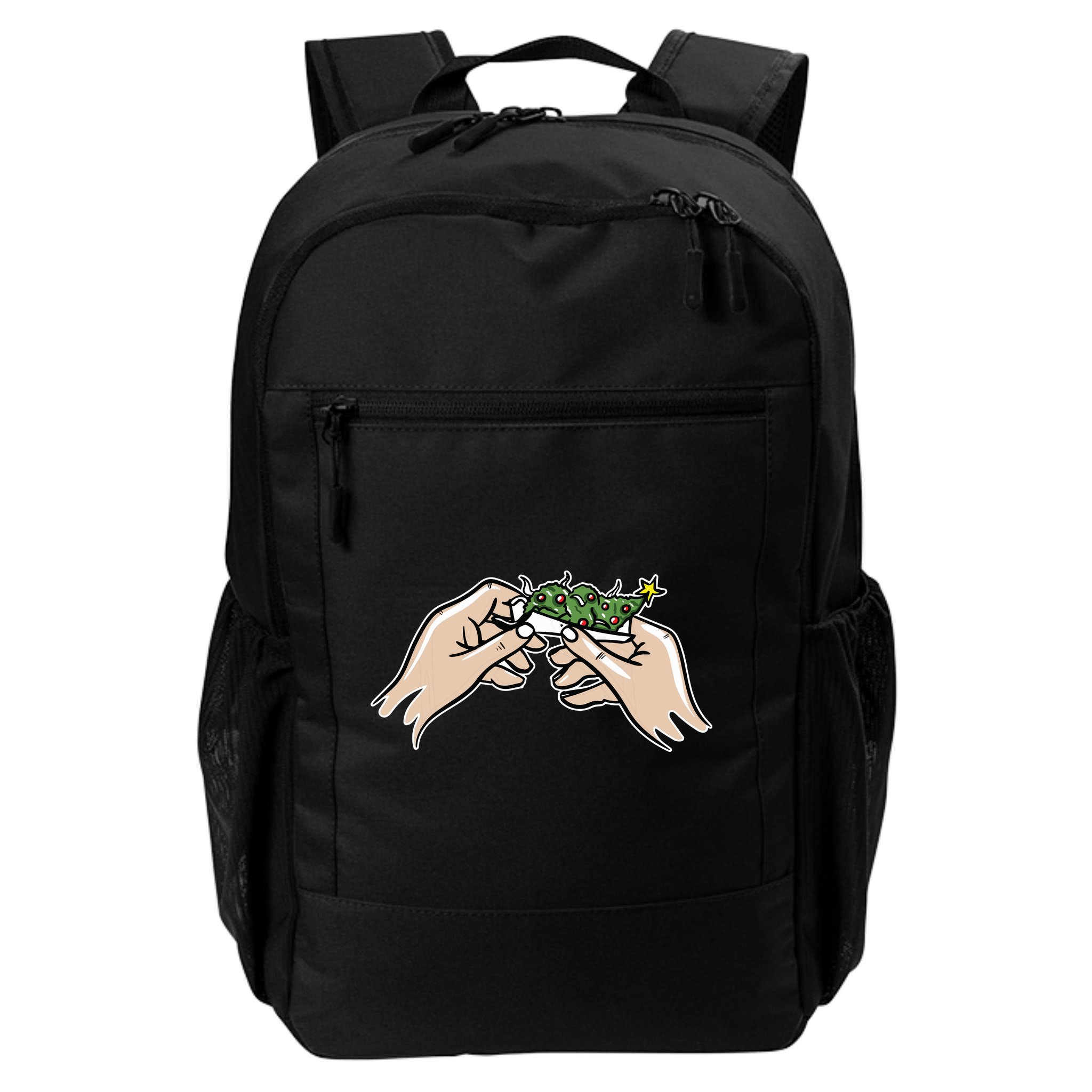 Weed Marijuana Christmas Xmas Tree Ornaments Smoker Gift Backpack