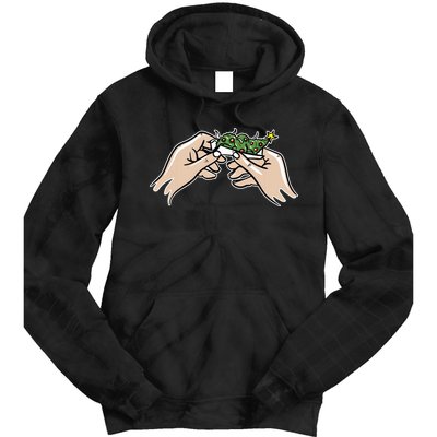 Weed Marijuana Christmas Xmas Tree Ornaments Smoker Gift Tie Dye Hoodie