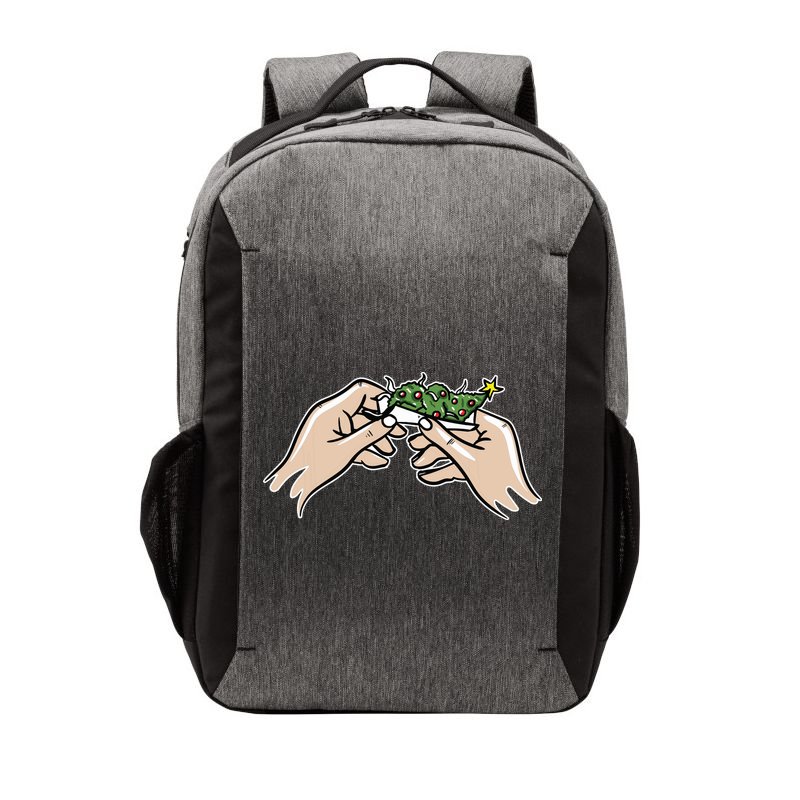 Weed Marijuana Christmas Xmas Tree Ornaments Smoker Gift Vector Backpack