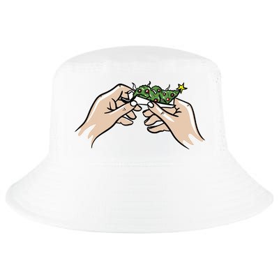 Weed Marijuana Christmas Xmas Tree Ornaments Smoker Gift Cool Comfort Performance Bucket Hat