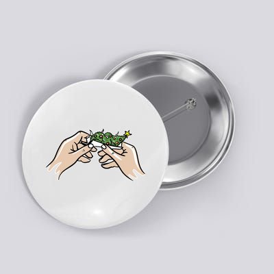 Weed Marijuana Christmas Xmas Tree Ornaments Smoker Gift Button