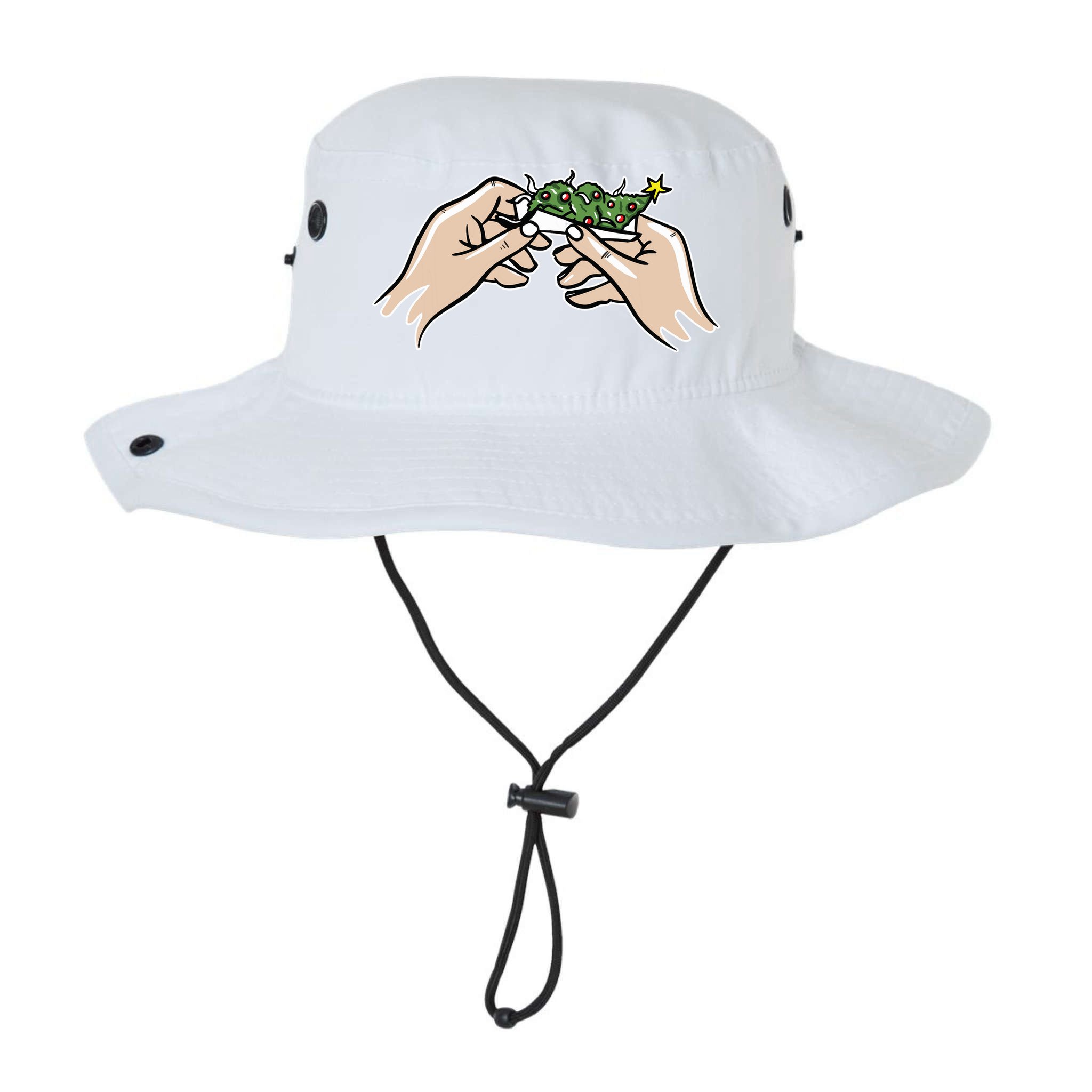 Weed Marijuana Christmas Xmas Tree Ornaments Smoker Gift Bucket Hat