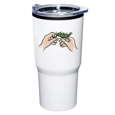 Weed Marijuana Christmas Xmas Tree Ornaments Smoker Gift Tumbler