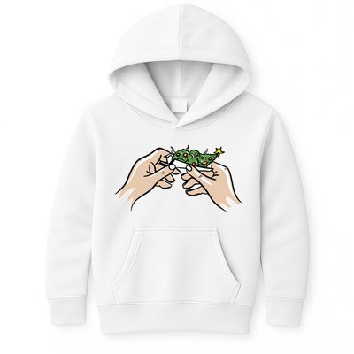 Weed Marijuana Christmas Xmas Tree Ornaments Smoker Gift Kids Hoodie