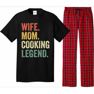 Wife Mom Cooking Legend Funny Cook Chef Mother Cute Gift Pajama Set