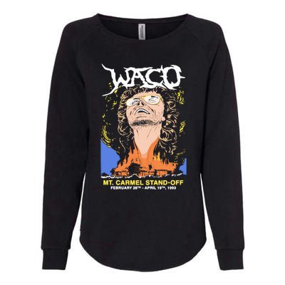 Waco Mt Carmel Standoff Womens California Wash Sweatshirt