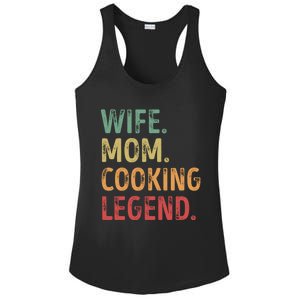 Wife Mom Cooking Legend Cool Gift Ladies PosiCharge Competitor Racerback Tank