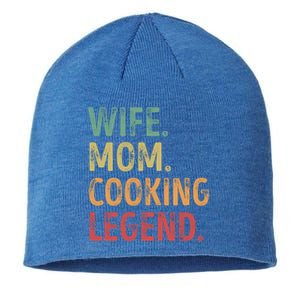 Wife Mom Cooking Legend Cool Gift Sustainable Beanie