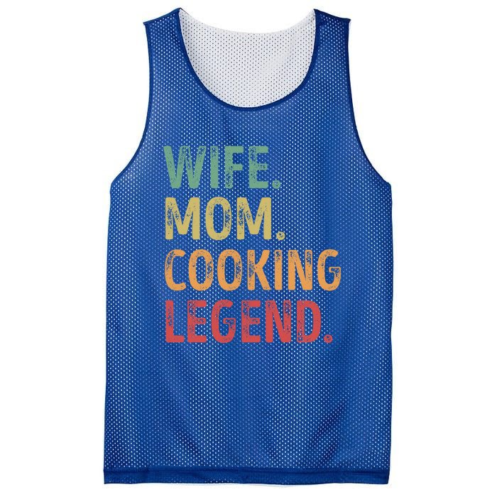 Wife Mom Cooking Legend Cool Gift Mesh Reversible Basketball Jersey Tank